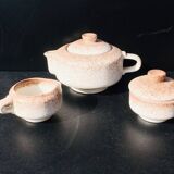 Tea service. Fat Lava. Brutalist. Vintage 60s.