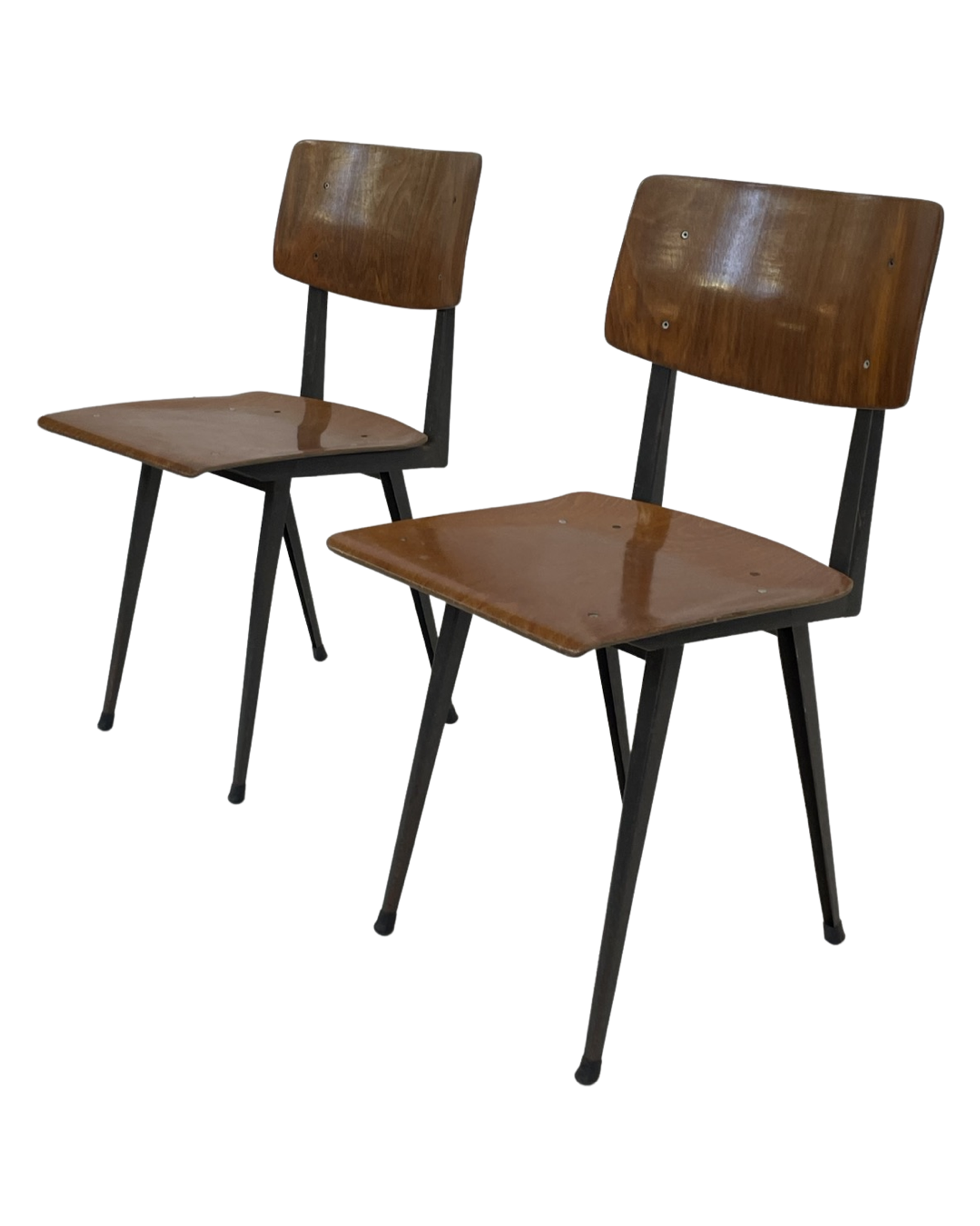 Vintage Marko Holland school chair minimalist 60