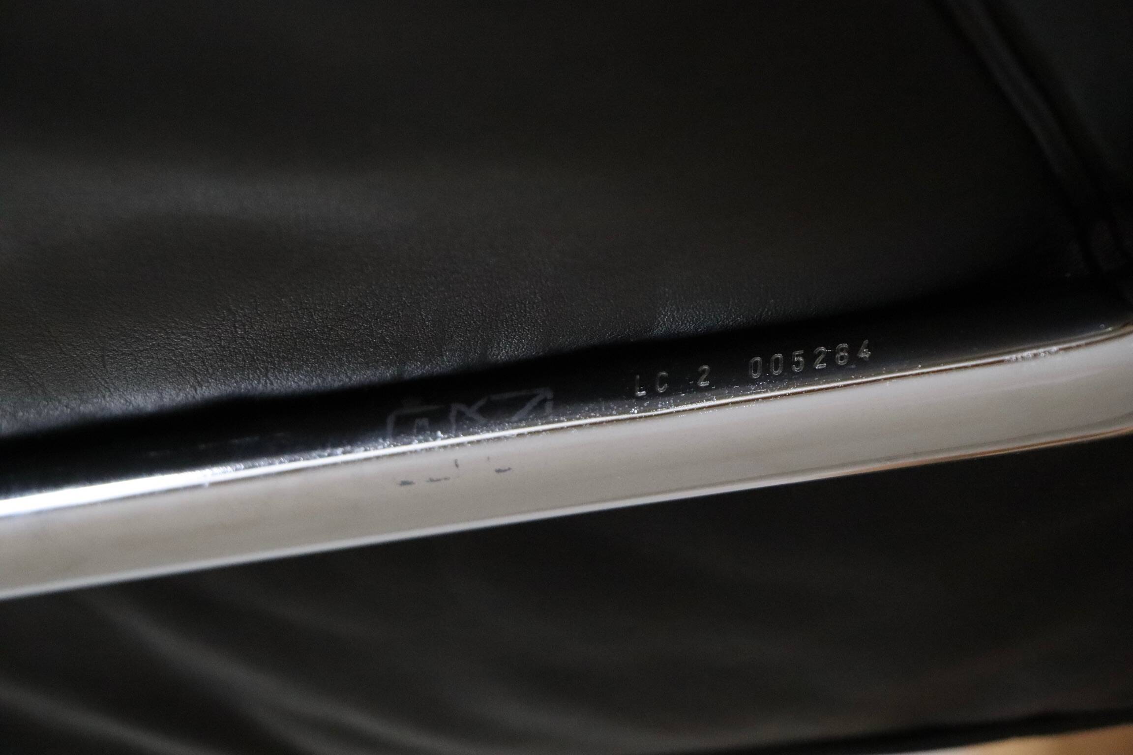 Cassina LC2 Three Seater Sofa By Charlotte Perriand, Le Corbusier, 1960s