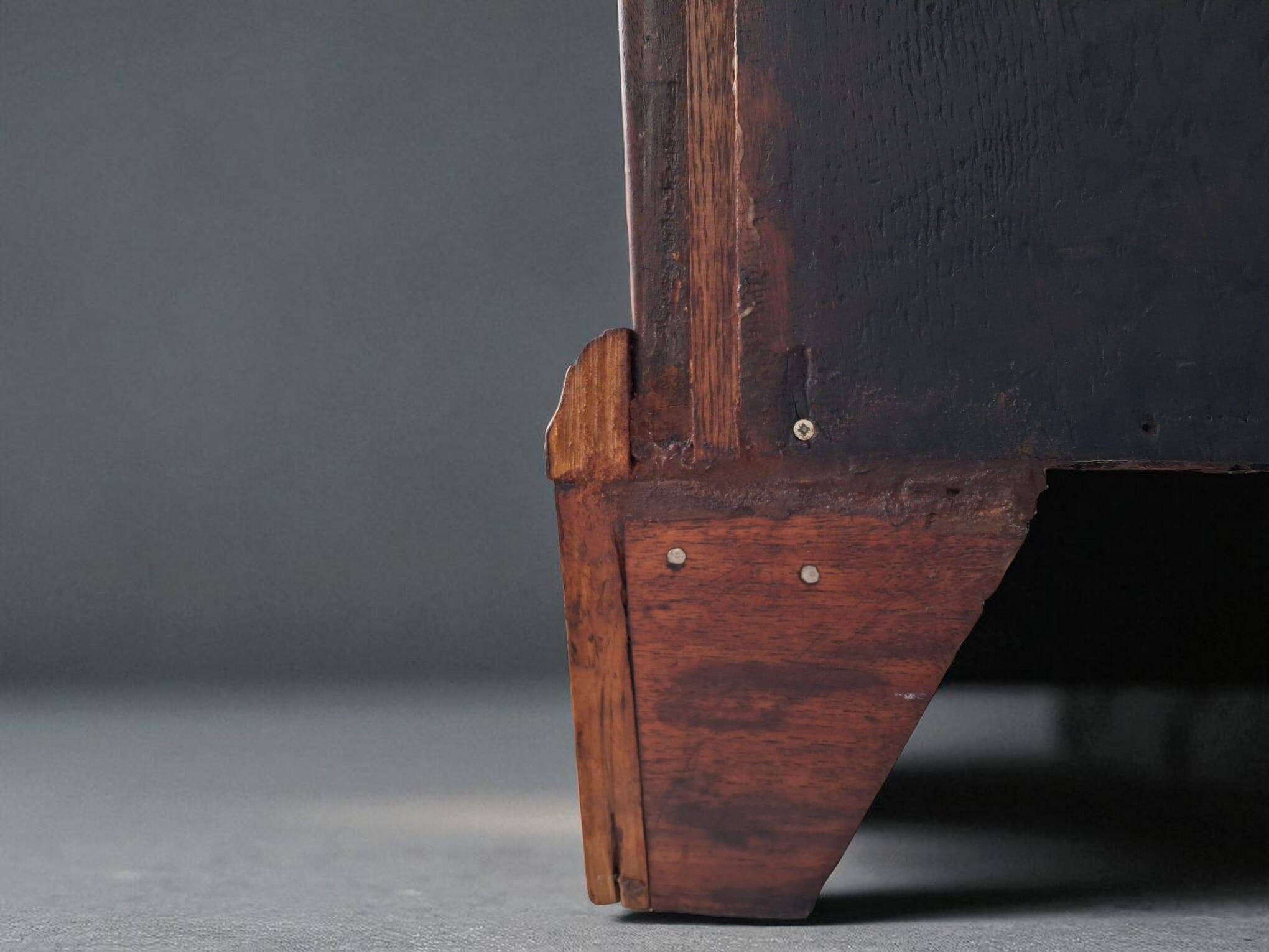 Bureau secrétaire antique français – Louis XVI, acajou massif, vers 1790