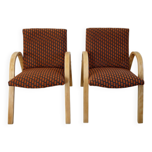 Paire de fauteuils Bow