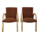 Pair of Bow Wood armchairs by Steiner, 1950s
