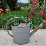 Old zinc watering can