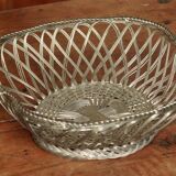 Braided metal basket