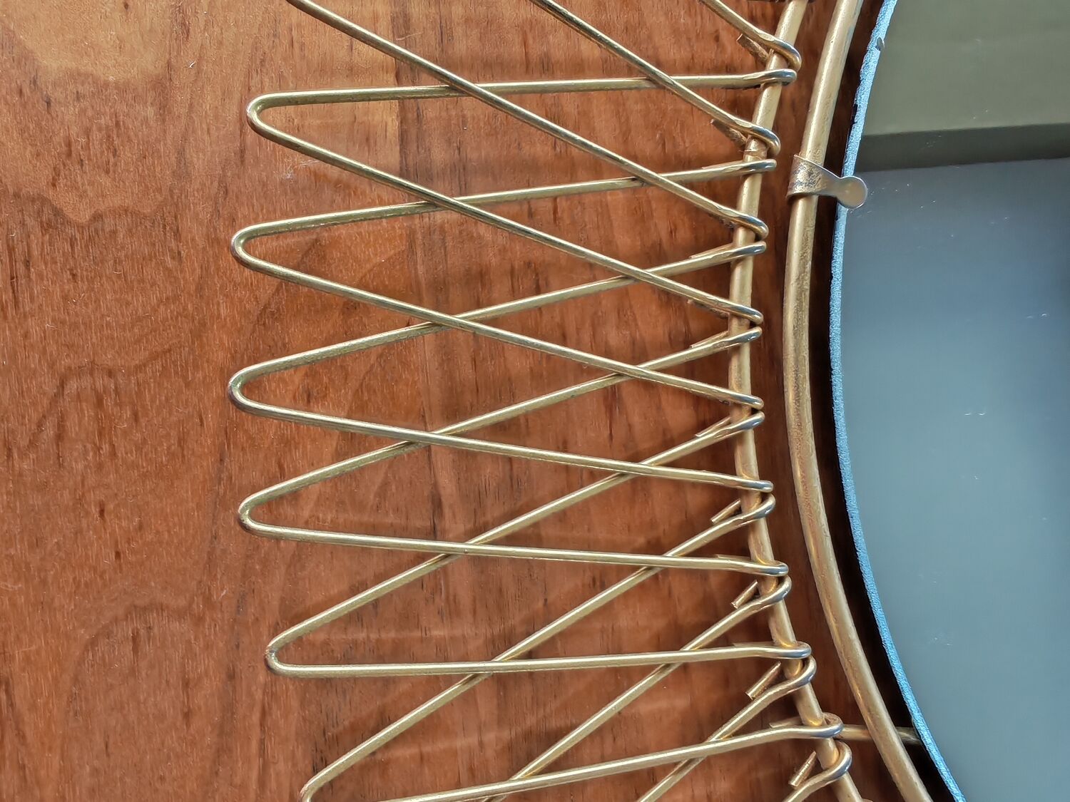 Large sun mirror Erdecor from the 1950s.