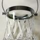 Ice bucket in crystal stylish design. Bayel crystal. Braces/diamond patterns