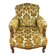 Vintage 50s bergere armchair