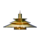Danish hanging lamp in brass, 1970s