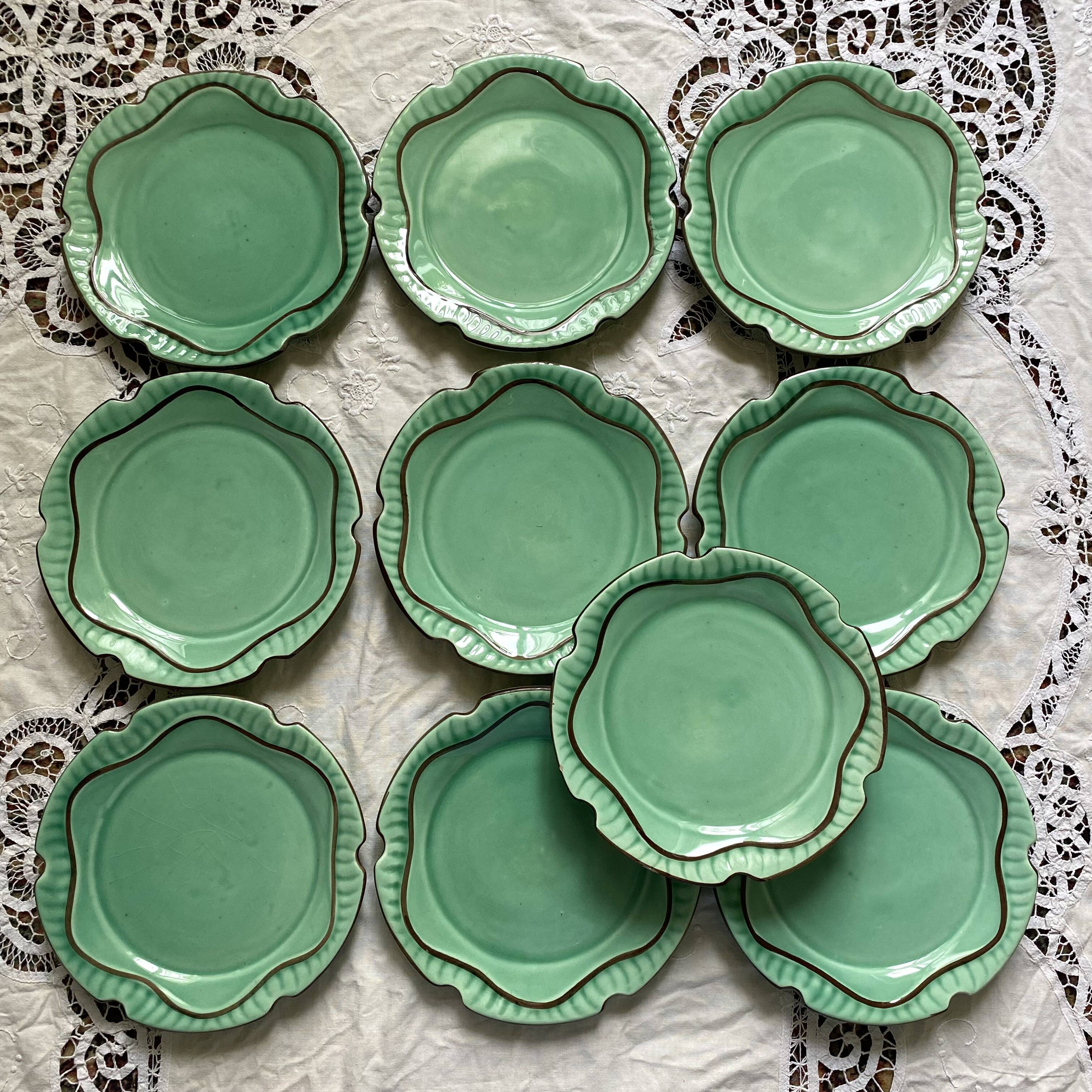 Vallauris dessert plates from the 50s and 60s