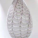 Lilac and Transparent Murano Glass Vase by Alberto Donà, Italy