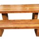 Table et banc en chêne massif Sedec