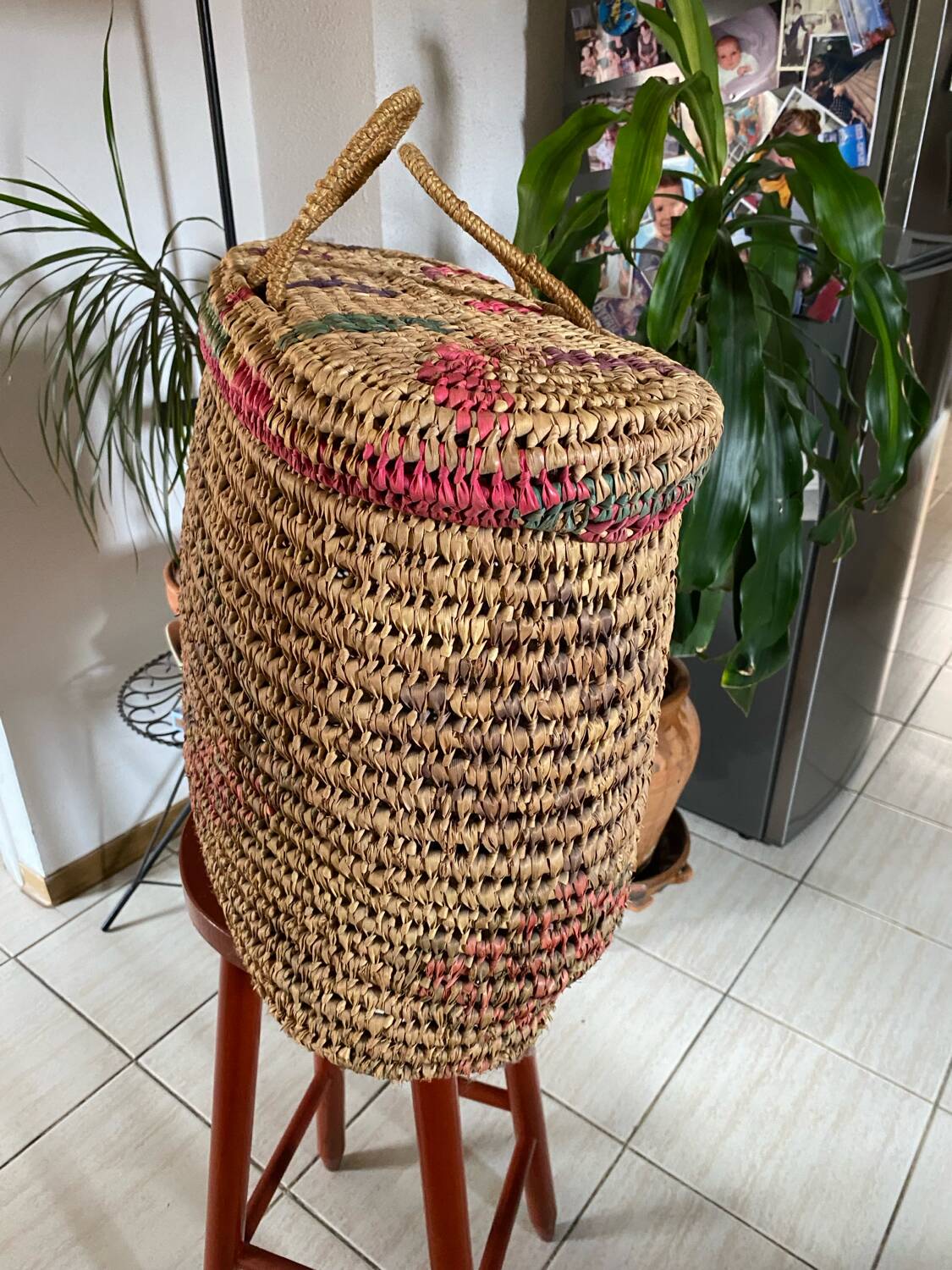 XXL bohemian basket.