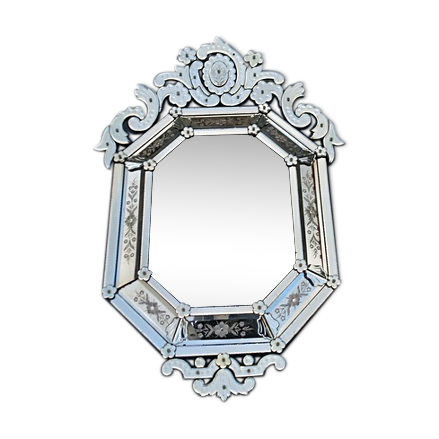 Former mirror of venice XIX th 128x84cm