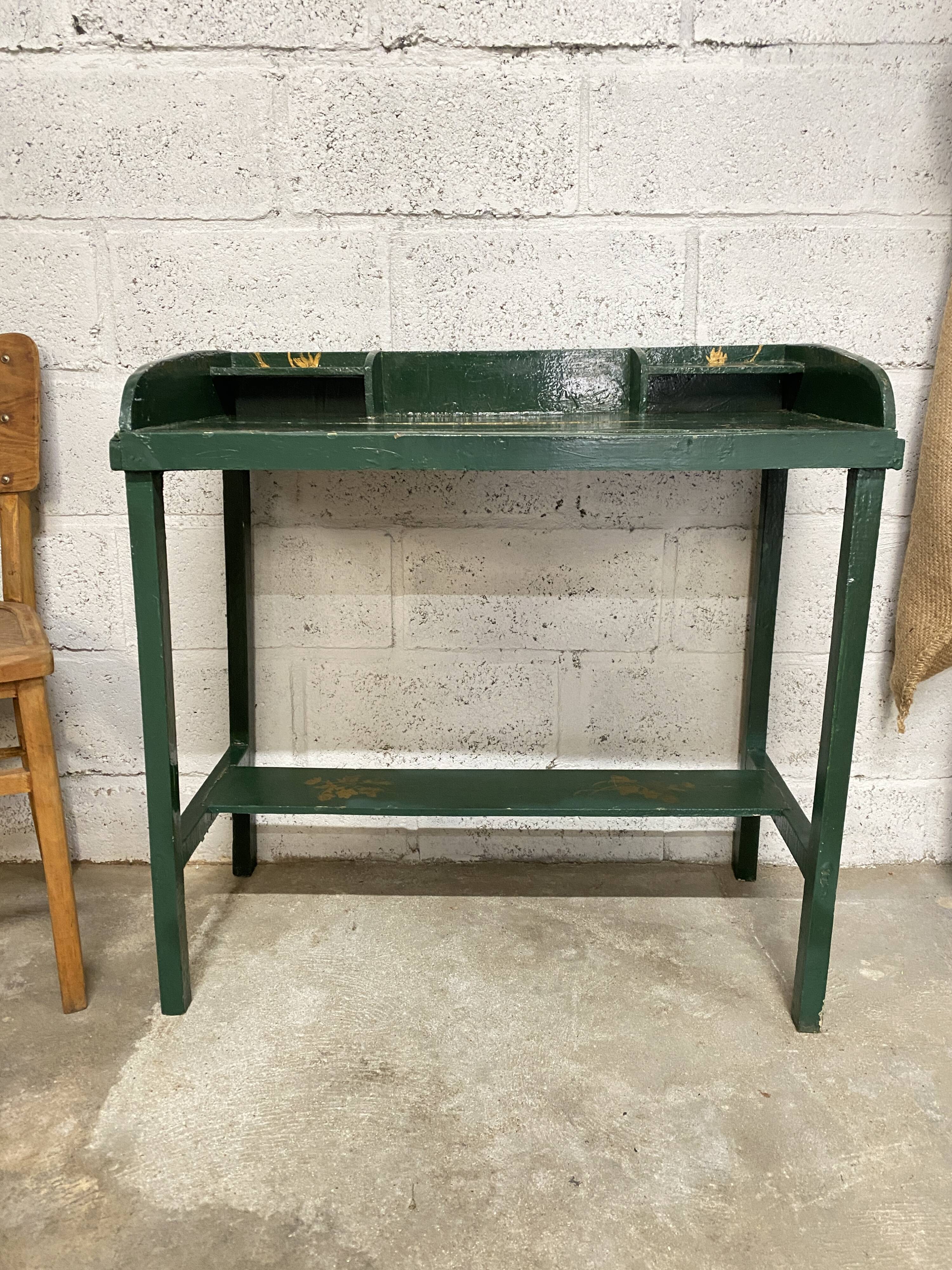 Patinated hairdresser's cabinet