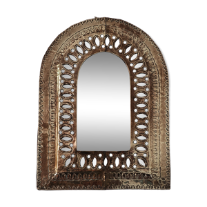 Petit miroir en métal - oriental