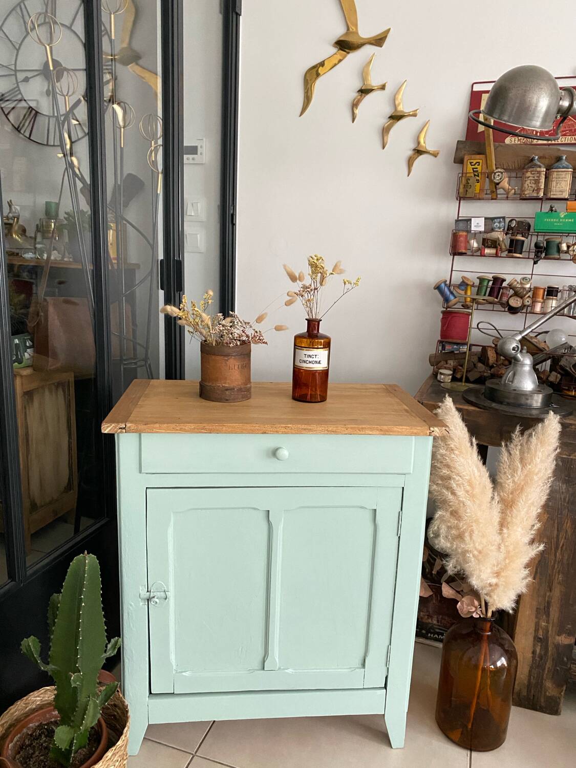 Old vintage jam buffet