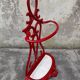 Enamelled cast iron cane umbrella holder