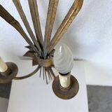 Paire applique décor gerbe de blé