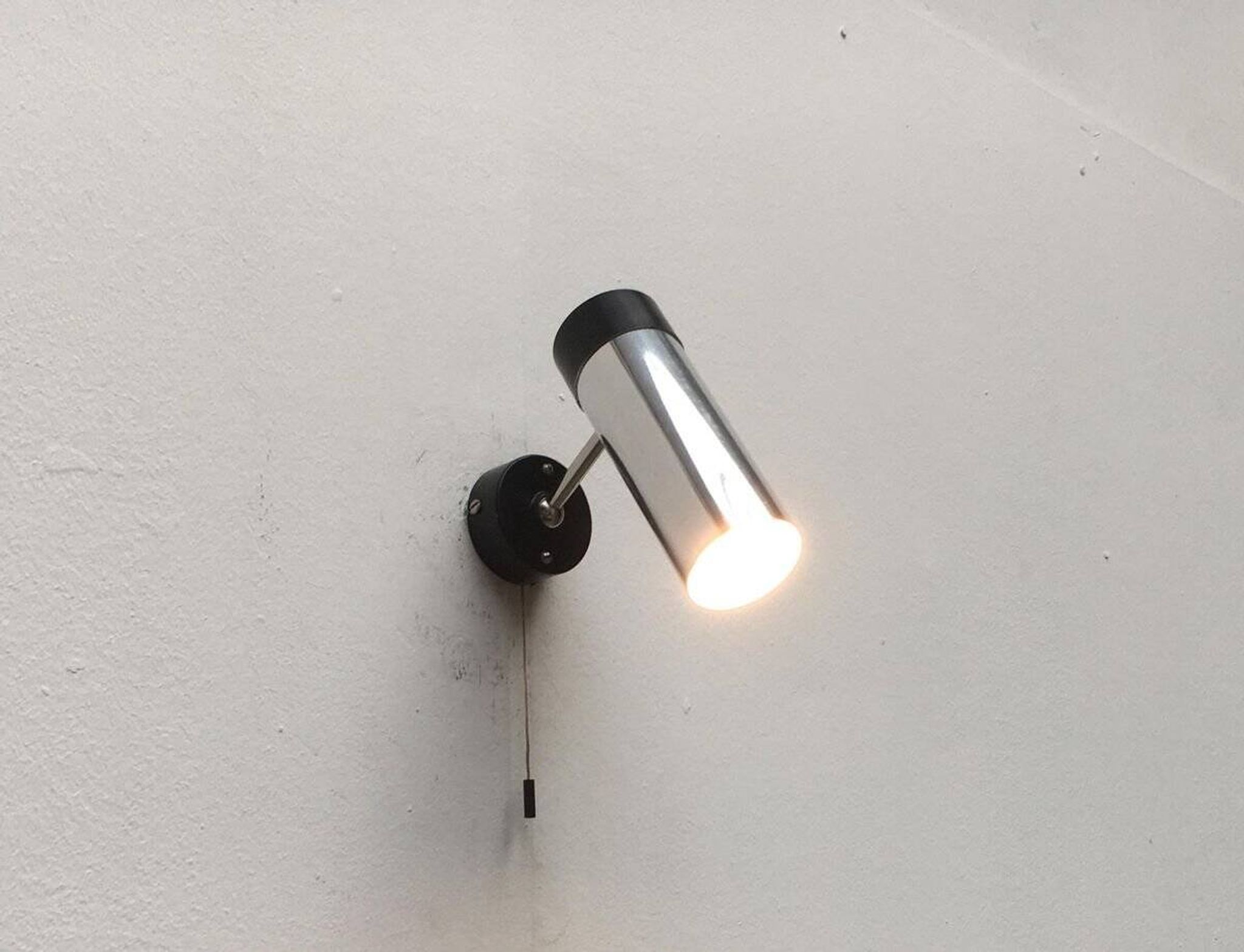 Mid-century minimalist wall lamps by H. Busquet for Hala Zeist, 1960s, set of 2.
