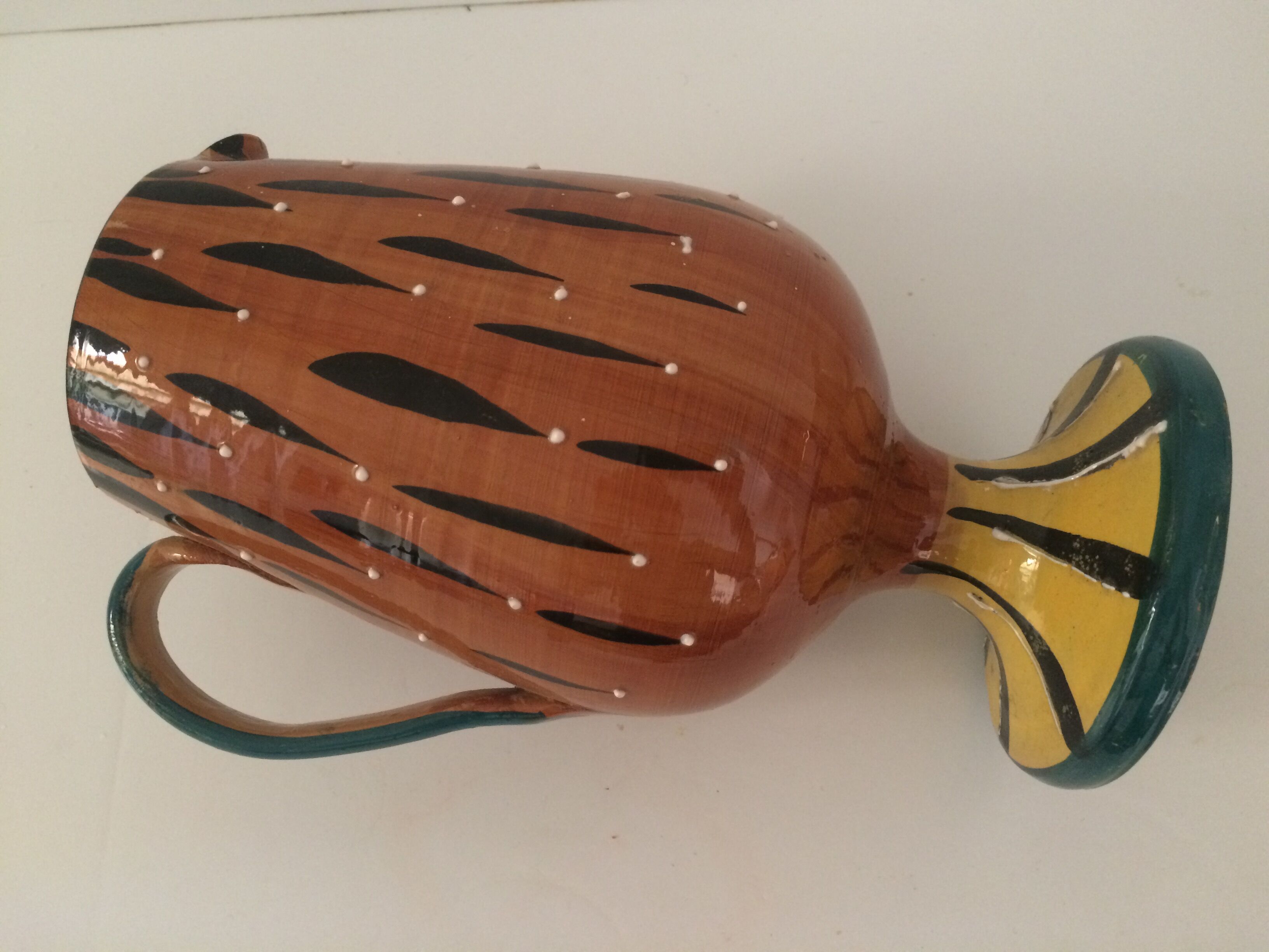 Vintage ceramic pitcher