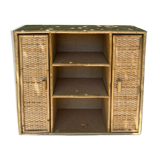 Rattan wardrobe