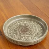 Danish ceramic dish by Johgus Bornholm, 1960s