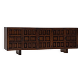 Spanish Dark Oak Sideboard, 1960s