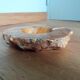 Alabaster ashtray caramel from Italy