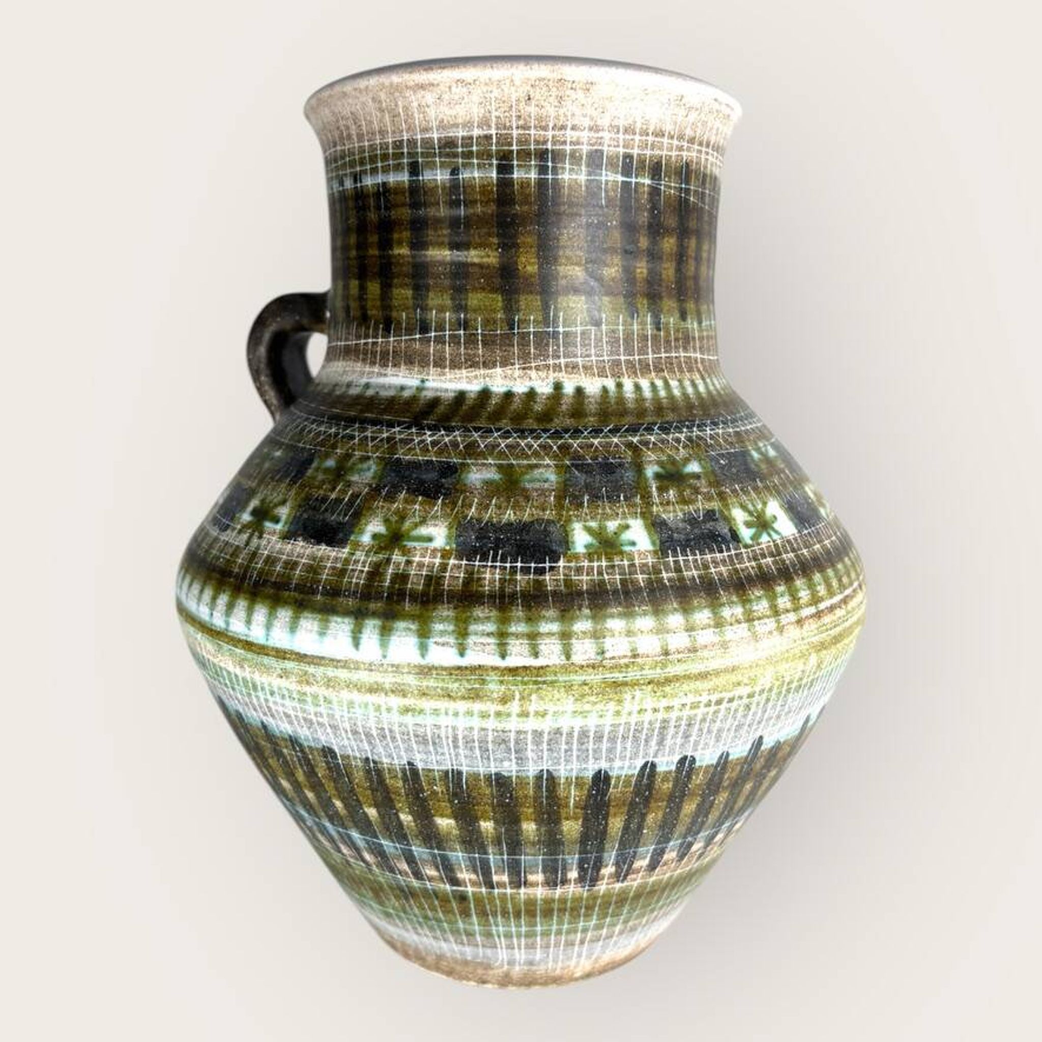 Marcel Guillot ceramic vase France 1960