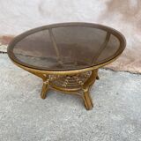 Rattan coffee table