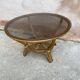 Table basse rotin