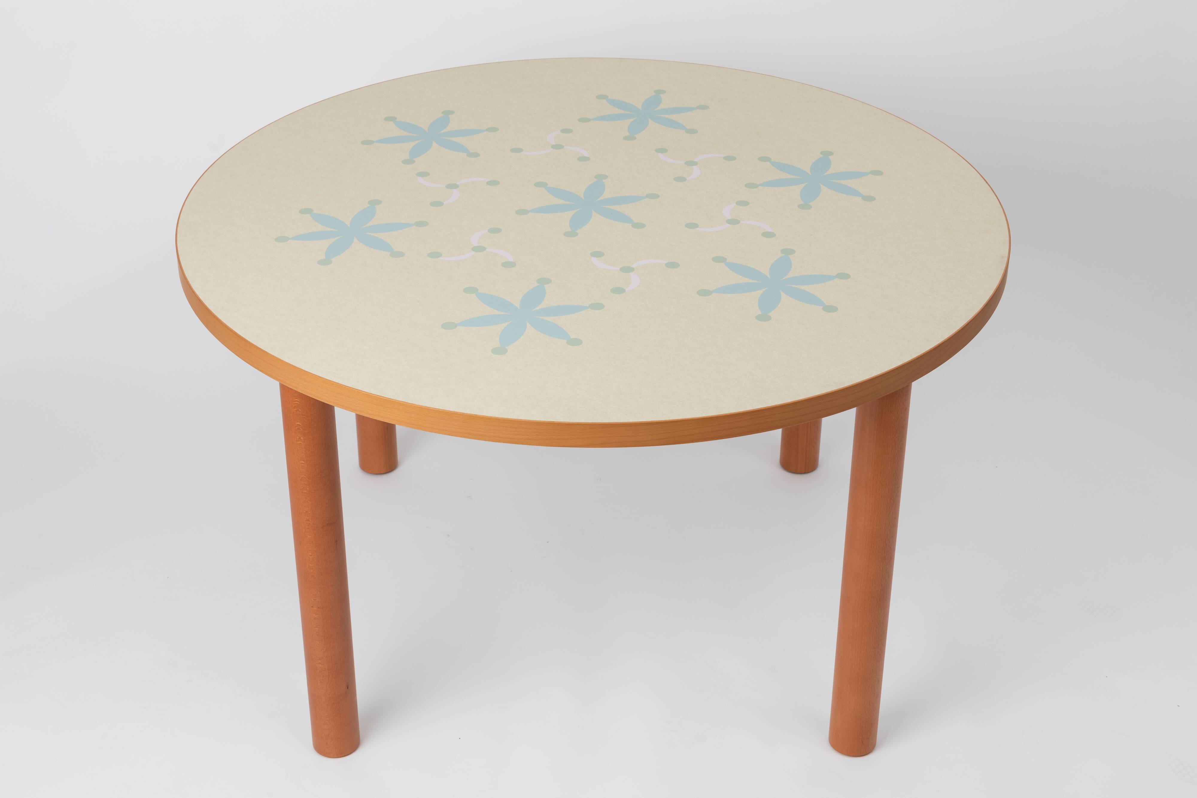 "Alicudi" Round Dining Table by Ettore Sottsass for Zanotta, 1990