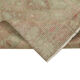 Hand-knotted one-of-a-kind turkish beige runner rug 82 cm x 340 cm