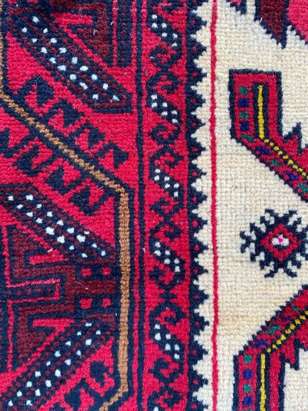 Vintage persian carpet belutch 97x187 cm