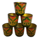 Lot de six coquetiers russe