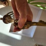 Antique solid copper faucet spout