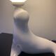 Lampe Otarie vintage en céramique de Delfts années 60