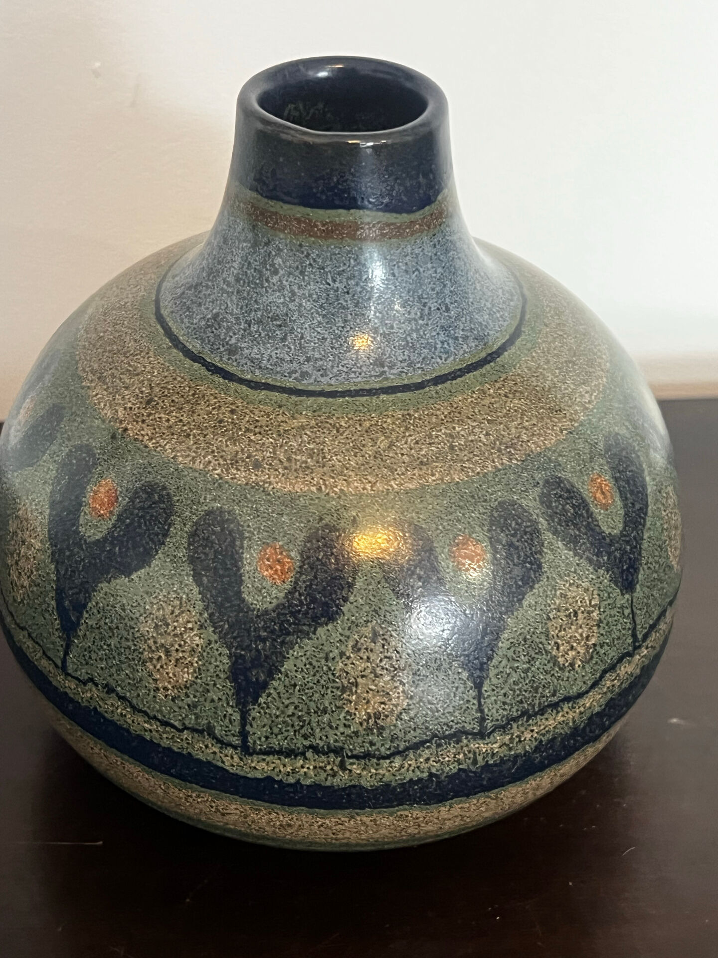 Vase céramique West-Germany 1960 maison KMK Mora