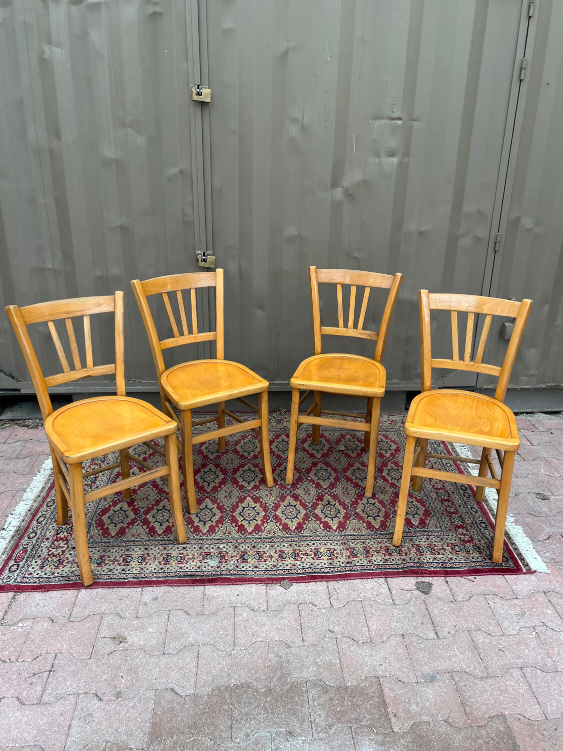 Four bistro chairs