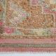 Turkish Pink & Brown Vintage Runner Rug, 78x371Cm