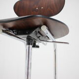 Chaise pivotante réglable des années 1970, Tchécoslovaquie
