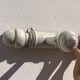 White wooden coat rack / coat hook