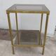 Gilded brass side table