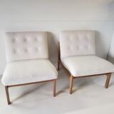 Paire de chauffeuses scandinave par Ole Gjerlov Gnudsen 1960