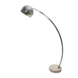 Lampadaire à globe oculaire réglable Arco