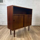 Vintage Scandinavian rosewood sideboard bookcase by Horsens Møbelfabrik, 60s