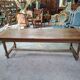 Grande table de ferme en chêne – XIXe siècle – 235 cm