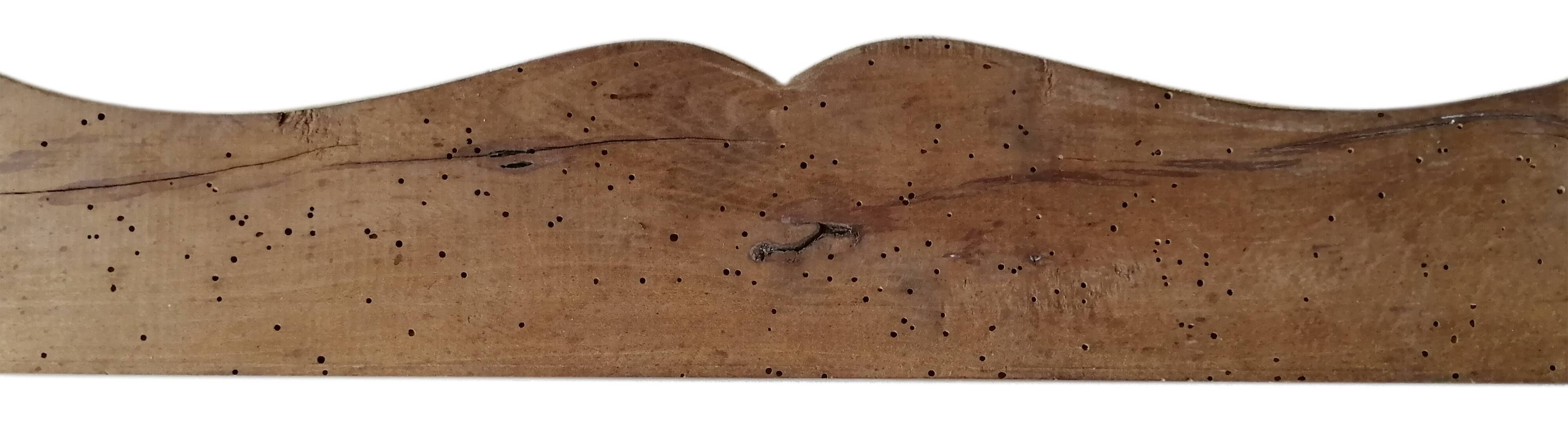 Fronton en bois