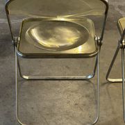 Suite de 3 chaises pliantes Plia par Giancarlo Piretti pour Castelli