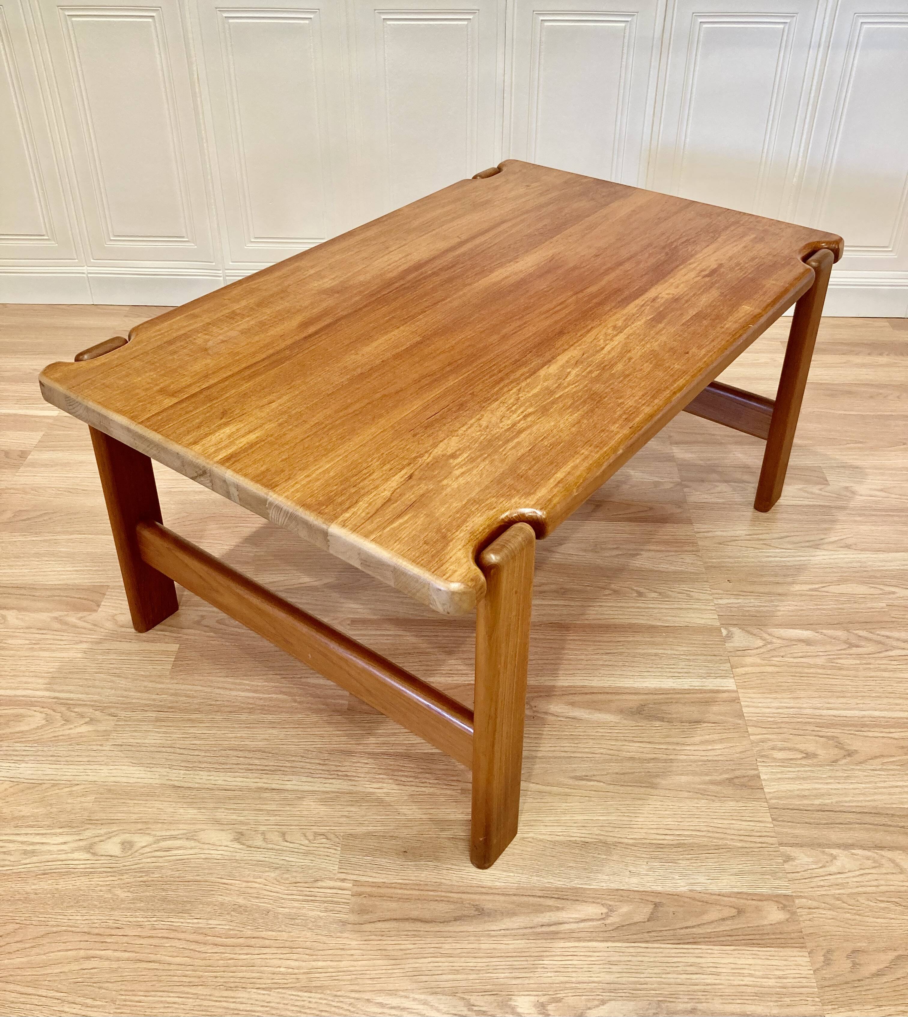 Scandinavian teak coffee table "1960".